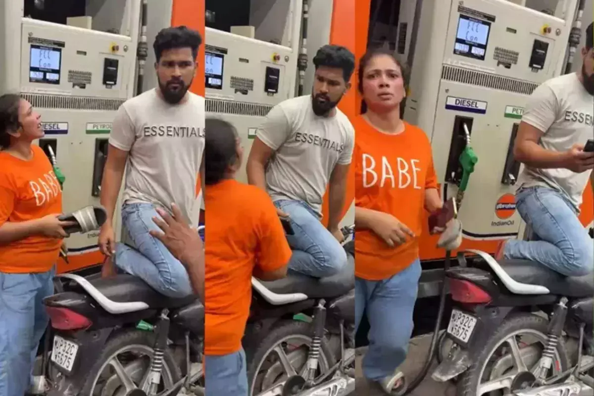 Lucknow: पेट्रोल पंप पर महिला का बवाल, चप्पल लहराकर जमकर दी गालियां Lucknow: पेट्रोल पंप पर महिला का बवाल, चप्पल लहराकर जमकर दी गालियां