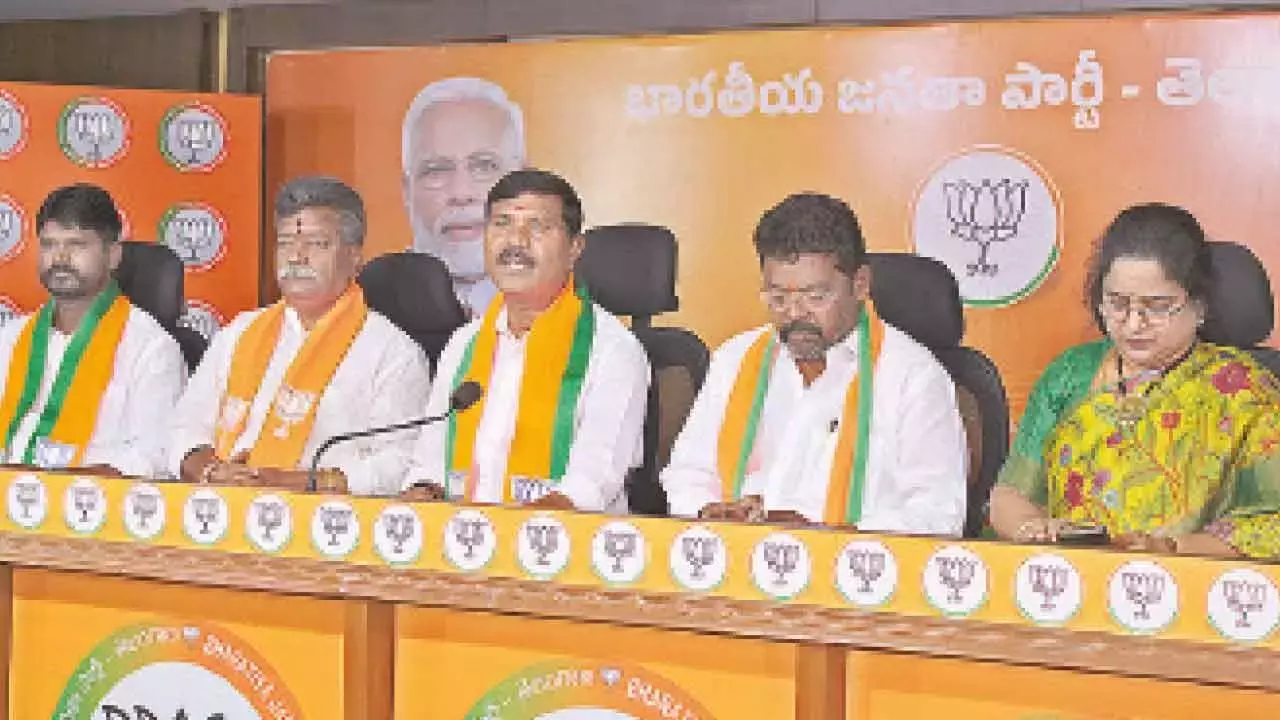 BJP ने कांग्रेस पर आरक्षण पर असंवैधानिक अध्यादेश लाकर पिछड़ी जातियों को गुमराह करने का आरोप लगाया