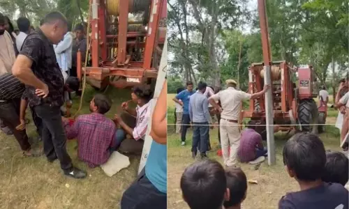 BREAKING: मानसिक तनाव में पिता ने 18 महीने के बेटे को बोरवेल में फेंका, बचाव अभियान जारी