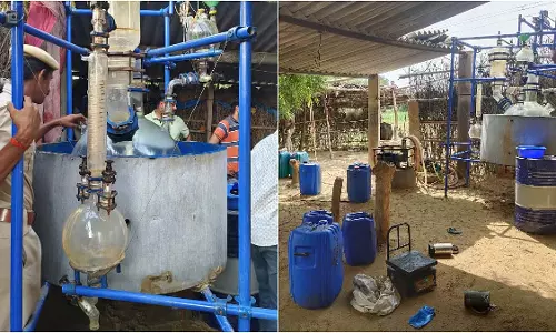 सीमा के पास ड्रग रैकेट का पर्दाफाश, 100 करोड़ की एमडी ड्रग जब्त