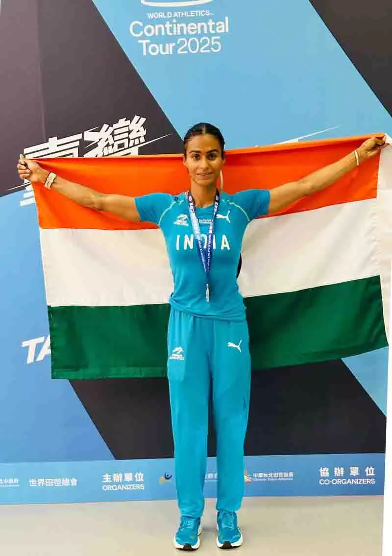 राष्ट्रीय खेलों की पदक विजेता Twinkle Choudhary पर डोपिंग के आरोप, अपना नाम साफ़ करने की कोशिश राष्ट्रीय खेलों की पदक विजेता Twinkle Choudhary पर डोपिंग के आरोप, अपना नाम साफ़ करने की कोशिश