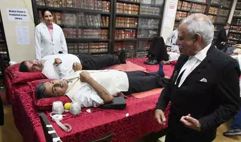 पंजाब एवं हरियाणा HC की मुख्य न्यायाधीश शील नागू ने रक्तदान किया पंजाब एवं हरियाणा HC की मुख्य न्यायाधीश शील नागू ने रक्तदान किया