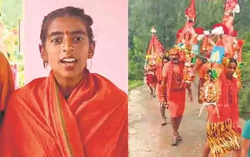 Mandi की महिला मुक्केबाज ने 600 किलोमीटर की कांवड़ यात्रा पैदल पूरी की Mandi की महिला मुक्केबाज ने 600 किलोमीटर की कांवड़ यात्रा पैदल पूरी की