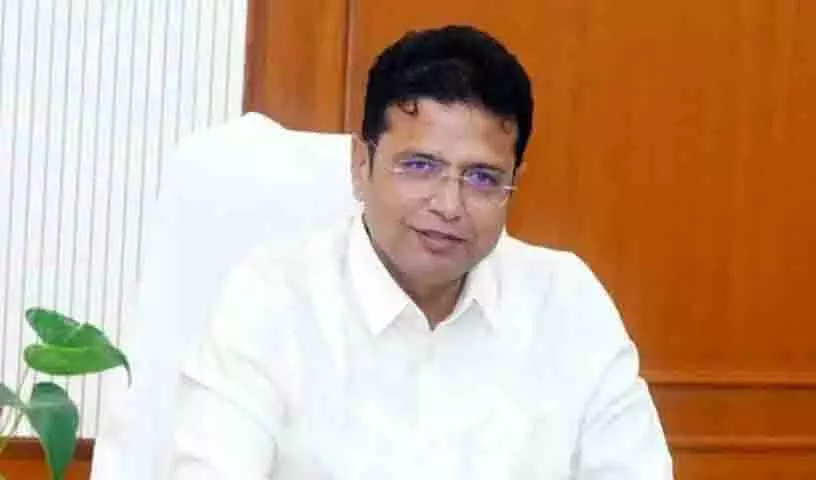 तेलंगाना ई-गवर्नेंस और डिजिटल स्वास्थ्य रिकॉर्ड के लिए एस्टोनिया के साथ सहयोग करेगा: Sridhar Babu तेलंगाना ई-गवर्नेंस और डिजिटल स्वास्थ्य रिकॉर्ड के लिए एस्टोनिया के साथ सहयोग करेगा: Sridhar Babu