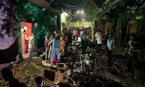 MP News: बारिश में बीएसएनएल की दीवार गिरी, बच्ची और गाय की मौत