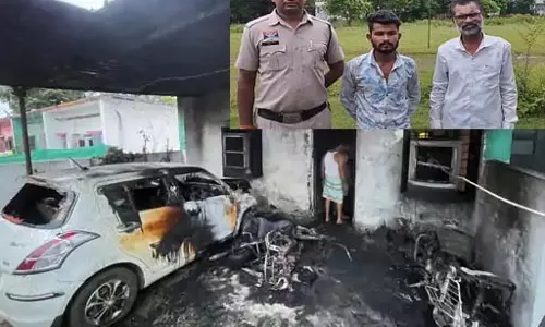 टीचर ने आगजनी की घटना को दिया अंजाम, दुर्ग पुलिस ने किया अरेस्ट टीचर ने आगजनी की घटना को दिया अंजाम, दुर्ग पुलिस ने किया अरेस्ट