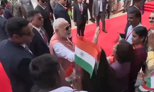 मालदीव में पीएम मोदी का भव्य स्वागत