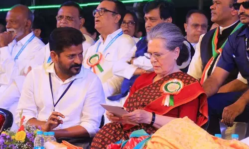 Telangana : सीएम रेवंत रेड्डी ने सोनिया गांधी के पत्र को ऑस्कर, नोबेल पुरस्कार बताया