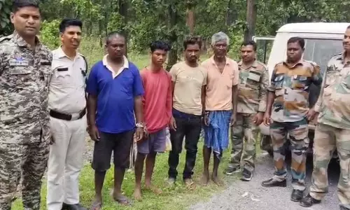 बछड़े की हत्या कर मांस बाँट लिए आपस में, चार ग्रामीण गिरफ्तार