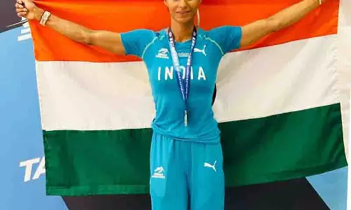 राष्ट्रीय खेलों की पदक विजेता Twinkle Choudhary पर डोपिंग के आरोप, अपना नाम साफ़ करने की कोशिश राष्ट्रीय खेलों की पदक विजेता Twinkle Choudhary पर डोपिंग के आरोप, अपना नाम साफ़ करने की कोशिश