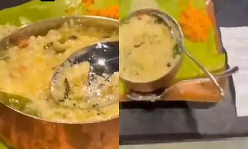 Bengaluru : एयरपोर्ट पर पोंगल में कीड़ा, वसूली के खिलाफ शिकायत Bengaluru : एयरपोर्ट पर पोंगल में कीड़ा, वसूली के खिलाफ शिकायत