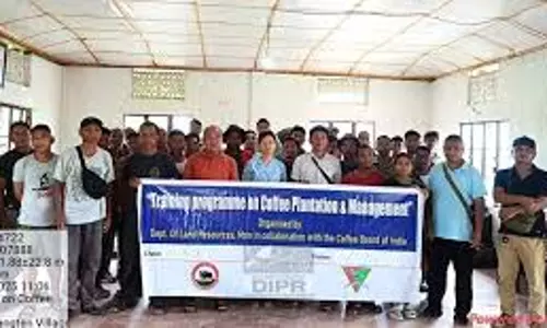 Nagaland :  मोन जिले में कॉफी बागान पर प्रशिक्षण आयोजित