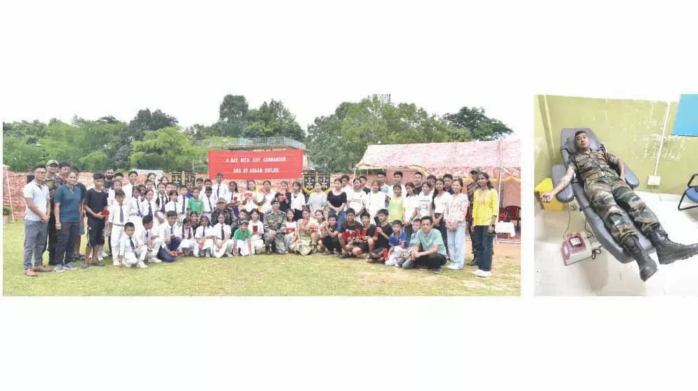 Nagaland : यात्रा के दौरान टेट्सो कॉलेज के शिक्षा विभाग के छात्र