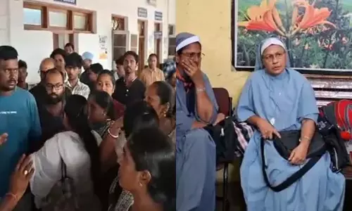 BREAKING: दुर्ग स्टेशन पर मानव तस्करी का भंडाफोड़, दो नन और युवक गिरफ्तार
