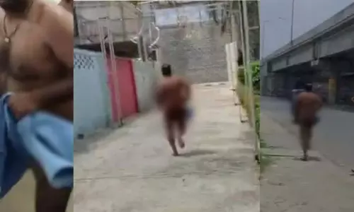 VIDEO BREAKING: होटल से प्रेमी संग पकड़ी गई महिला, नग्न अवस्था में भागा युवक
