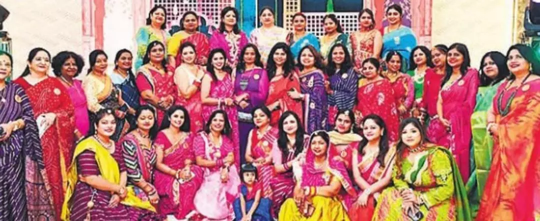 Bareilly: राजस्थानी रंग में डूबा रोटरी क्लब बरेली का तीजोत्सव Bareilly: राजस्थानी रंग में डूबा रोटरी क्लब बरेली का तीजोत्सव