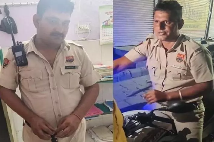 Fatehabad: सास-बहू से छेड़छाड़ के आरोप में फंसे दो पुलिसकर्मी Fatehabad: सास-बहू से छेड़छाड़ के आरोप में फंसे दो पुलिसकर्मी