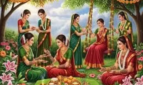 Hariyali Teej: हरियाली तीज व्रत रखने वाली महिलाओं को जरूर करने चाहिए ये 7 काम, तभी मिलेगा माता पार्वती का आशीर्वाद Hariyali Teej: हरियाली तीज व्रत रखने वाली महिलाओं को जरूर करने चाहिए ये 7 काम, तभी मिलेगा माता पार्वती का आशीर्वाद