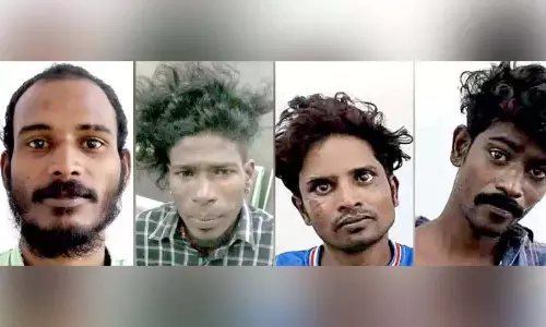 Kerala : युवक से मारपीट और लूटपाट के मामले में चार लोग गिरफ्तार Kerala : युवक से मारपीट और लूटपाट के मामले में चार लोग गिरफ्तार