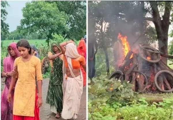 Jhalawar: मानवता को झटका, छात्रा का अंतिम संस्कार टायरों से कराया Jhalawar: मानवता को झटका, छात्रा का अंतिम संस्कार टायरों से कराया