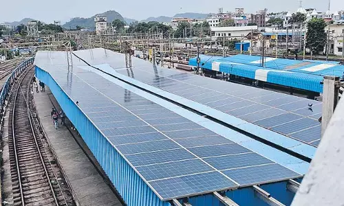 Andhra : बेजवाड़ा रेलवे स्टेशन के लिए सौर ऊर्जा Andhra : बेजवाड़ा रेलवे स्टेशन के लिए सौर ऊर्जा