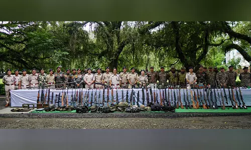 Manipur: सुरक्षा बलों ने घाटी के जिलों से हथियार और गोला-बारूद किया बरामद