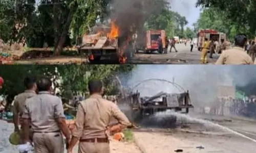 Bareilly: कांवड़िए की मौत से भड़के लोग, बदायूं में किया सड़क जाम Bareilly: कांवड़िए की मौत से भड़के लोग, बदायूं में किया सड़क जाम