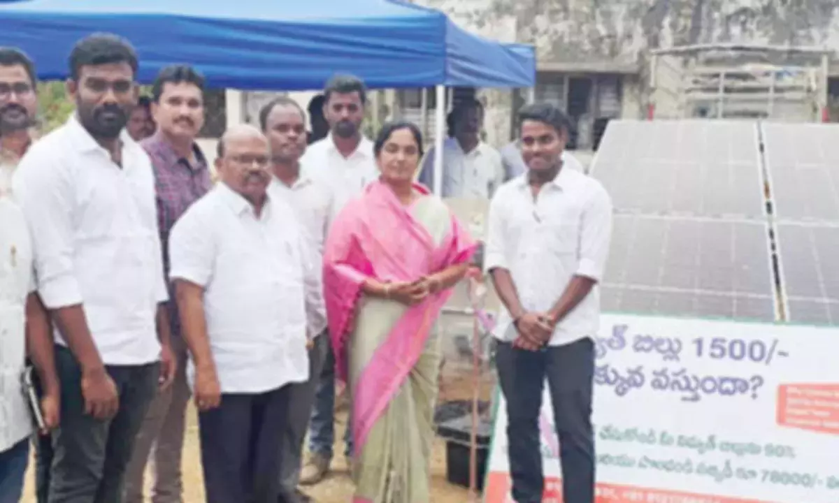 Andhra: लोगों से छतों पर सौर ऊर्जा प्रणाली लगाने का आग्रह