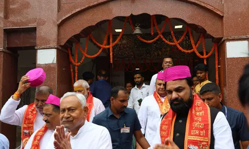 Patna: मुख्यमंत्री नीतीश कुमार ने पुनौराधाम में मां सीता के जन्मस्थल का किया निरीक्षण