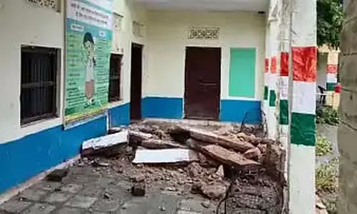 झालावाड़ में स्कूलों की छतों का गिरना जारी, जनता का आक्रोश बढ़ा