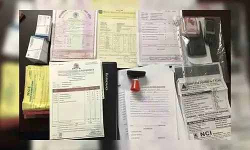 शमशाबाद पुलिस ने फर्जी प्रमाण पत्र गिरोह को गिरफ्तार किया