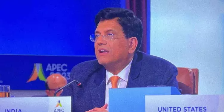 भारत ने एफटीए में सभी संवेदनशील क्षेत्रों की सुरक्षा की: Goyal भारत ने एफटीए में सभी संवेदनशील क्षेत्रों की सुरक्षा की: Goyal