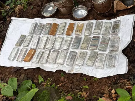 Chaibasa: नक्सलियों के ठिकाने से 35 लाख रुपये बरामद Chaibasa: नक्सलियों के ठिकाने से 35 लाख रुपये बरामद