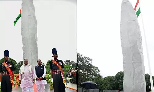 कारगिल विजय दिवस: राष्ट्रीय सैनिक स्मारक पर 75 फुट ऊंची अखंड नायक प्रतिमा का अनावरण