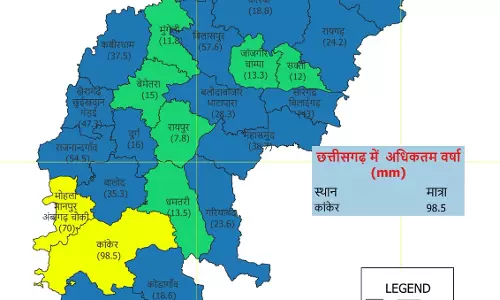 प्रदेश में अब तक 592.2 मिमी औसत वर्षा दर्ज प्रदेश में अब तक 592.2 मिमी औसत वर्षा दर्ज