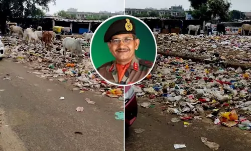 गुरुग्राम में कूड़े की समस्या वायरल, सेना के पूर्व सैनिक की व्यंग्यात्मक पोस्ट से आक्रोश