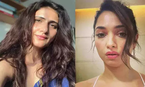 पूर्व प्रेमी के साथ डेटिंग की अफवाहों के बीच फातिमा सना शेख ने तमन्ना भाटिया के साथ पोज दिया