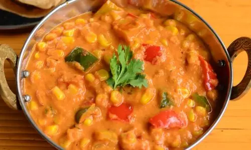 Corn Capsicum Masala टेस्टी के साथ हेल्दी भी डिश Corn Capsicum Masala टेस्टी के साथ हेल्दी भी डिश