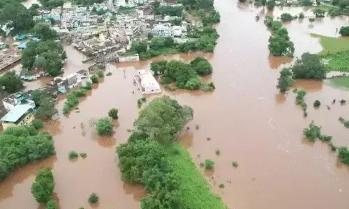 छत्तीसगढ़ के कई जिलों में बाढ़ जैसे हालात, SDRF टीम अलर्ट