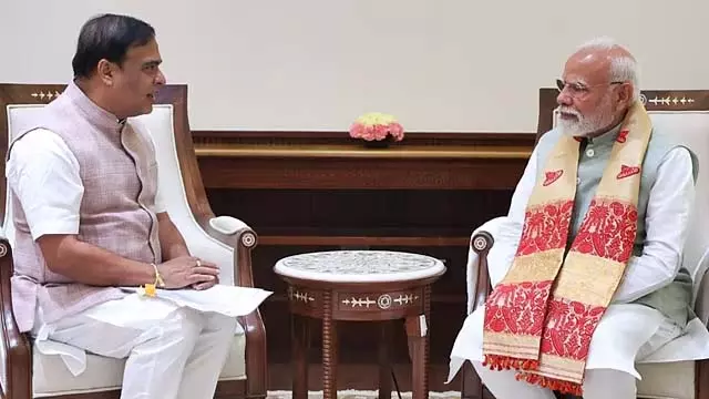 Assam : मुख्यमंत्री ने प्रधानमंत्री मोदी से मुलाकात की Assam : मुख्यमंत्री ने प्रधानमंत्री मोदी से मुलाकात की