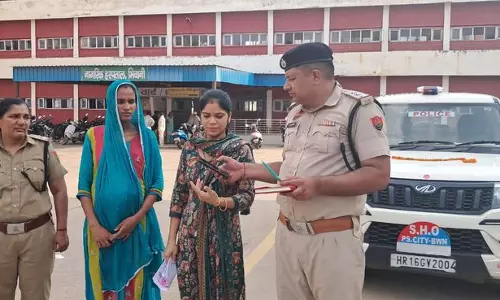दर्द के बावजूद, 8 महीने की गर्भवती महिला ने भिवानी पुलिस की मदद से CET परीक्षा पास की