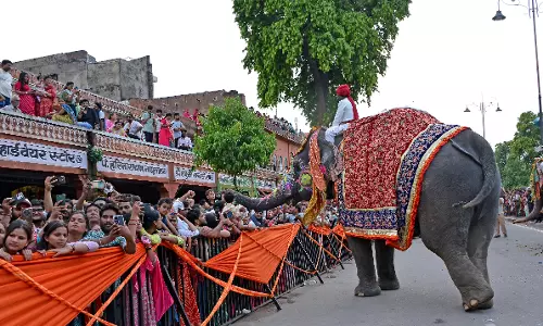 Rajasthani परंपरा की झलक के साथ तीज सवारी का भव्य आयोजन, उप मुख्यमंत्री रहीं उपस्थित