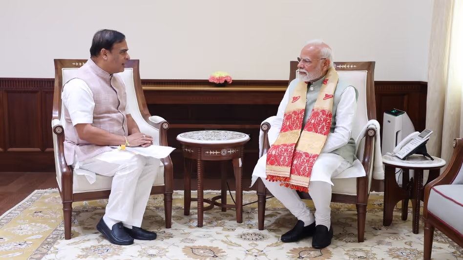 Assam :  हिमंत ने प्रधानमंत्री मोदी को राज्य की कल्याणकारी योजनाओं की जानकारी दी