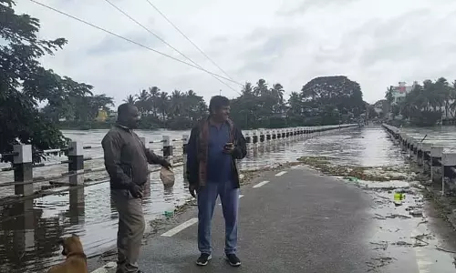 Bhadravati : नया पुल डूबा