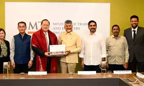 Andhra : सिंगापुर दौरे पर सीएम चंद्रबाबू