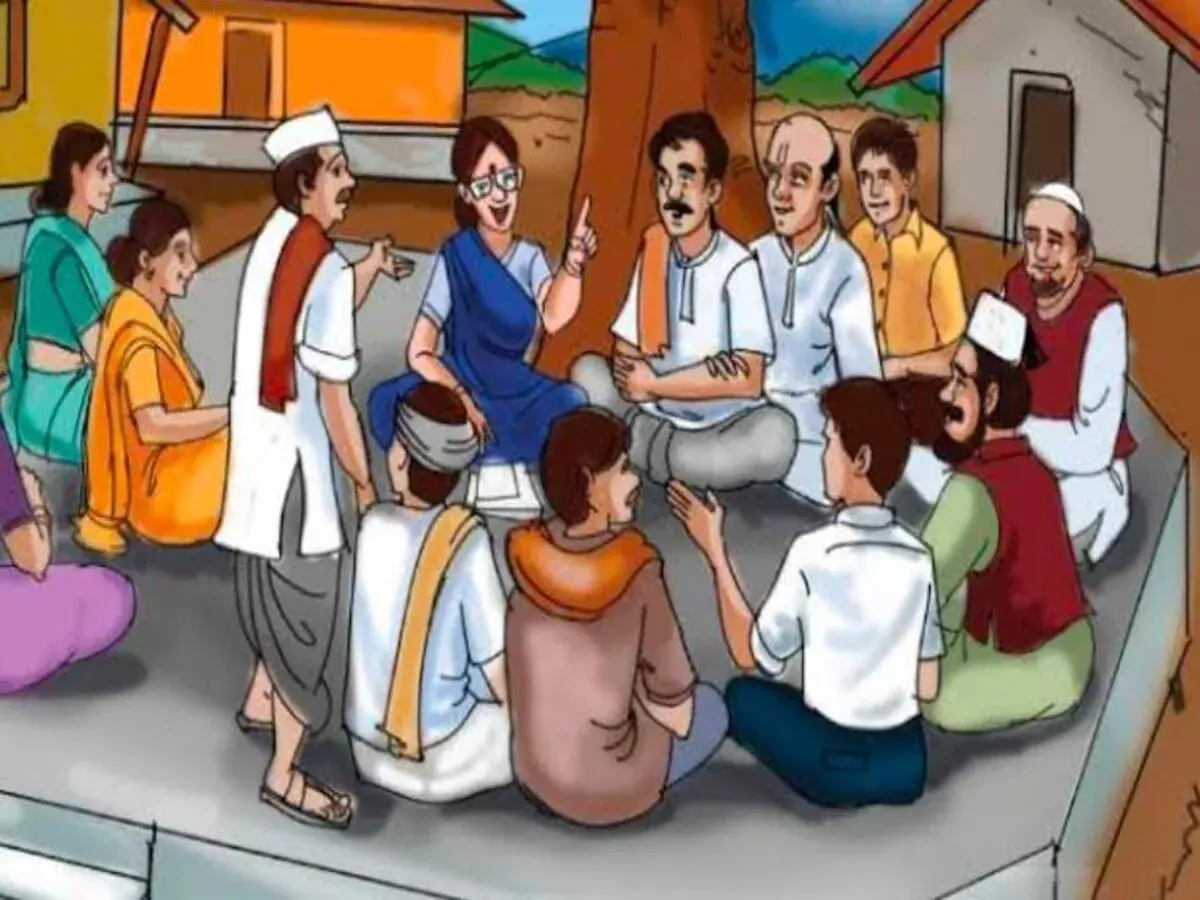 Lucknow: रोजगार के अवसर सृजित करने को लेकर लगाया गया चौपाल