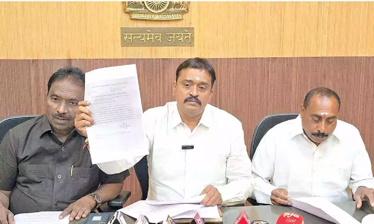 चित्तूर पुलिस ने एसपी को निशाना बनाने के लिए YSRCP पर पलटवार किया