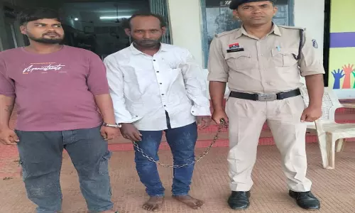 मंदिर हसौद में 6 किलो गांजा के साथ दो तस्कर गिरफ्तार, 61 हजार का माल जब्त