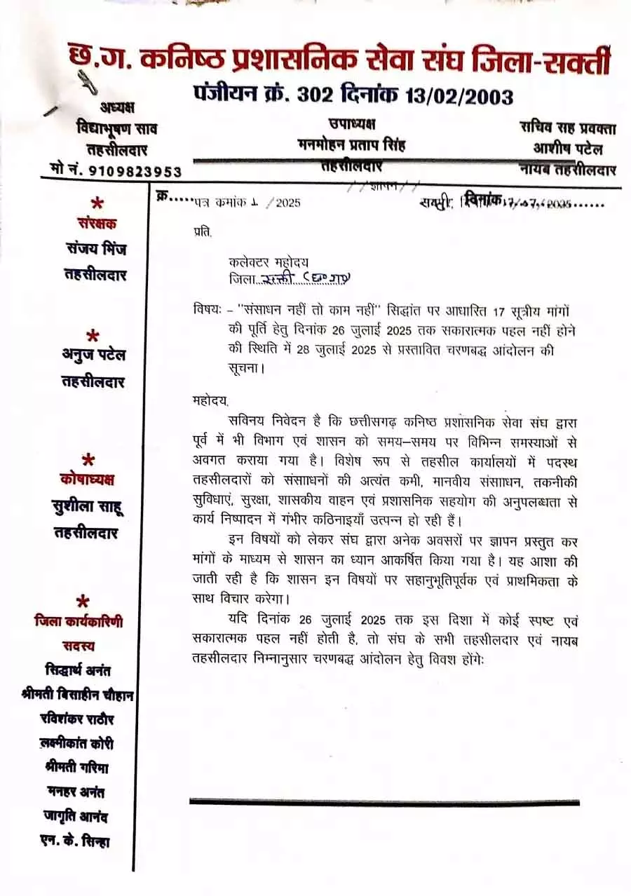 तहसील दफ्तर में कामकाज ठप तहसील दफ्तर में कामकाज ठप