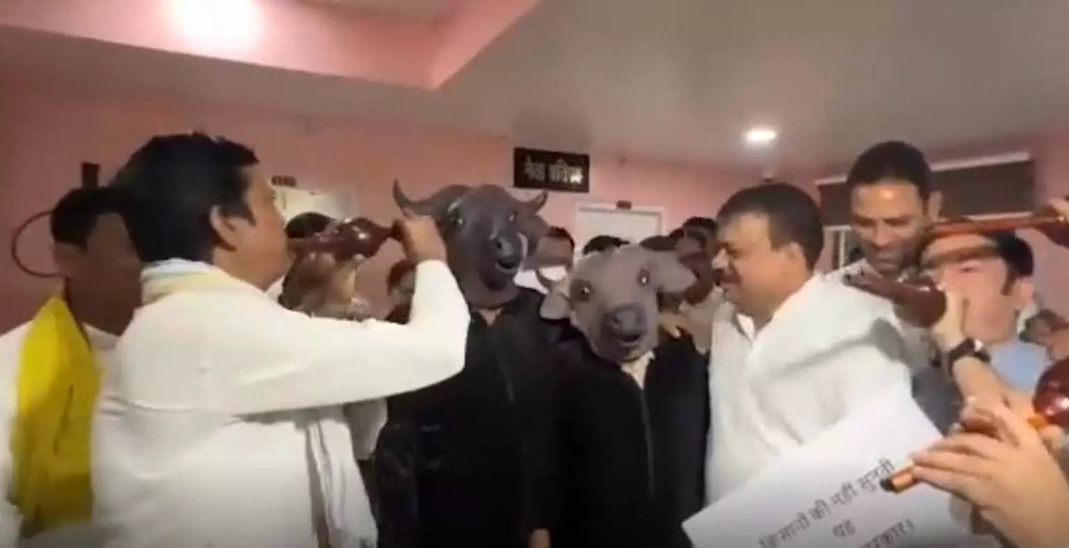 ऐसा अनोखा प्रदर्शन नहीं देखा होगा आपने... ऐसा अनोखा प्रदर्शन नहीं देखा होगा आपने...